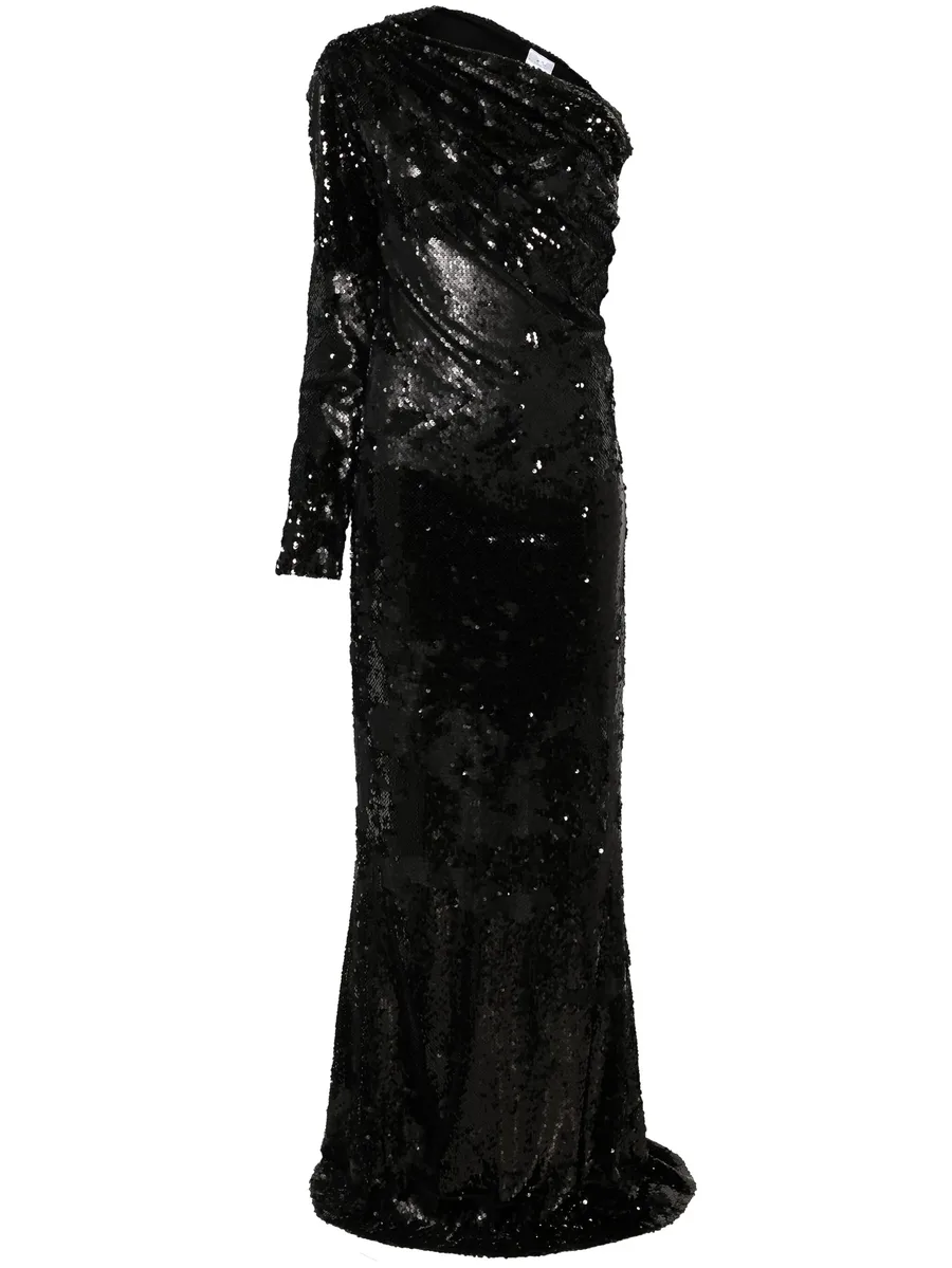 x Lia Aram sequinned maxi dress 2