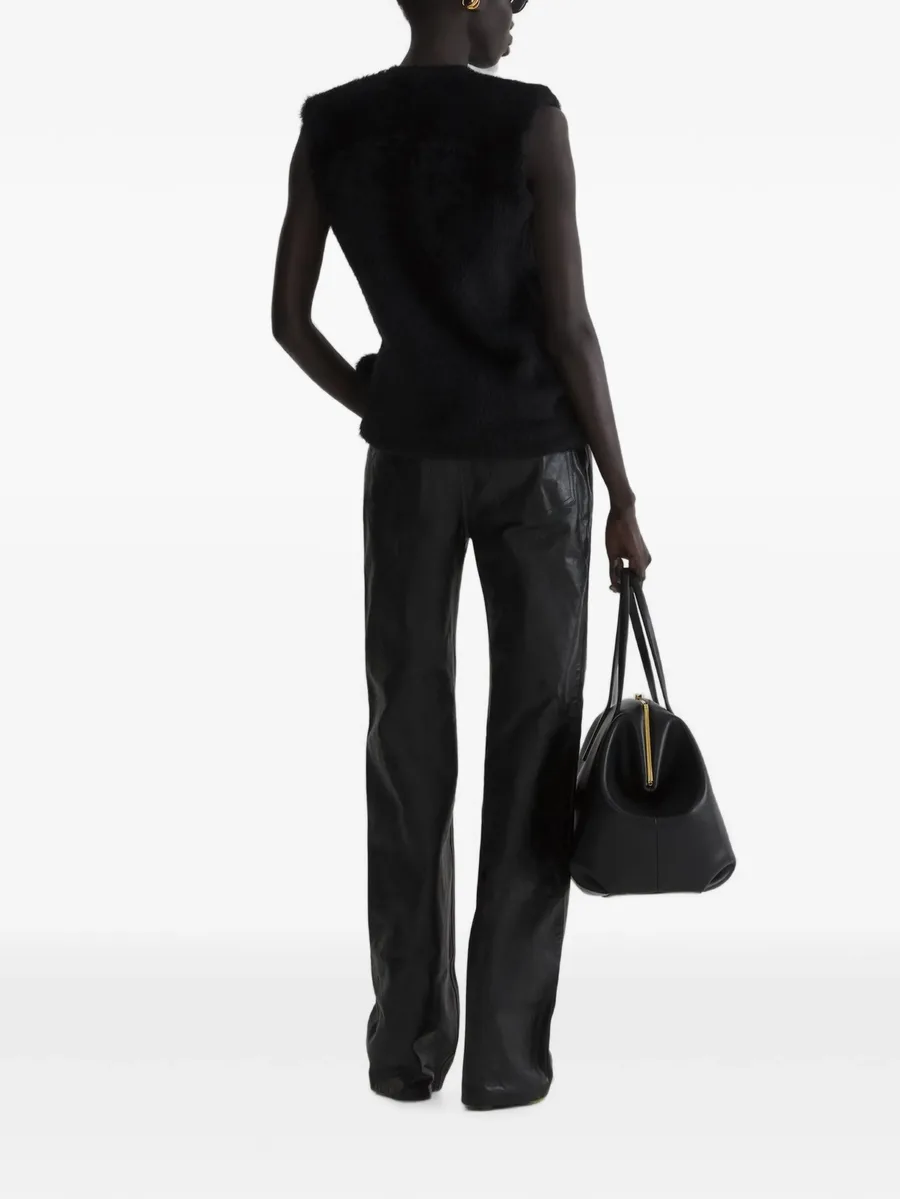 brushed-knit sleeveless top 8