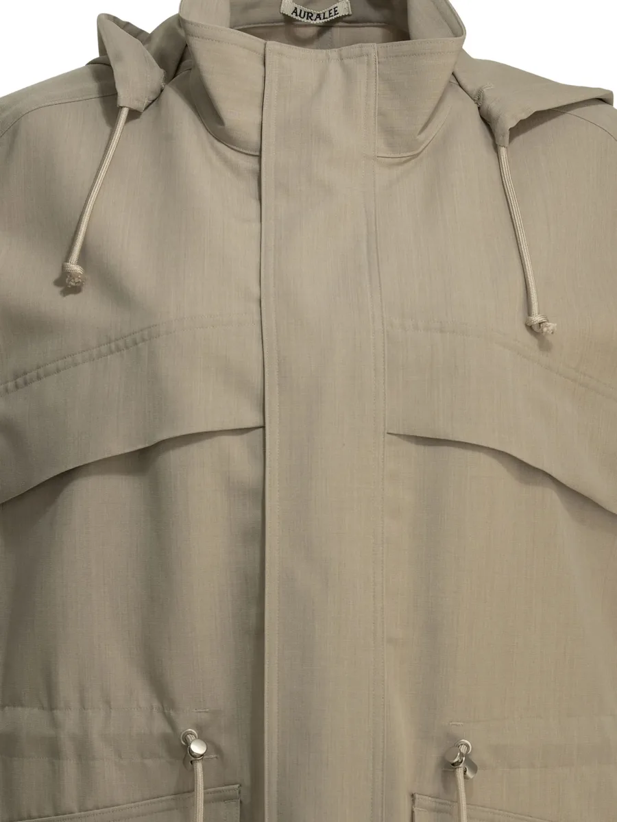 hooded drawstring gilet 6