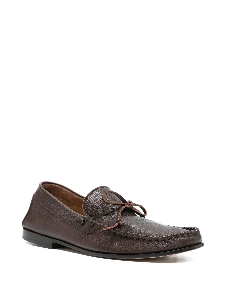 tie-detail loafers 4