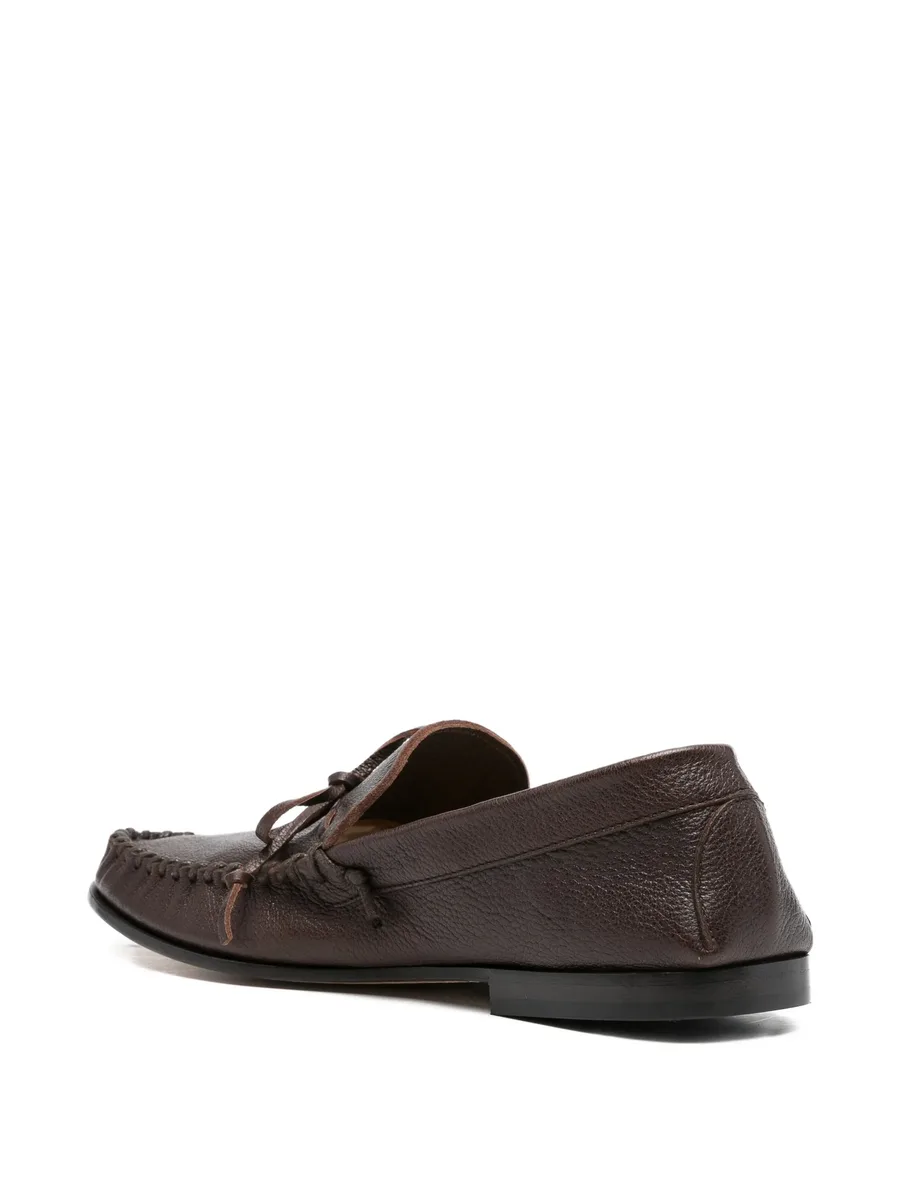 tie-detail loafers 6