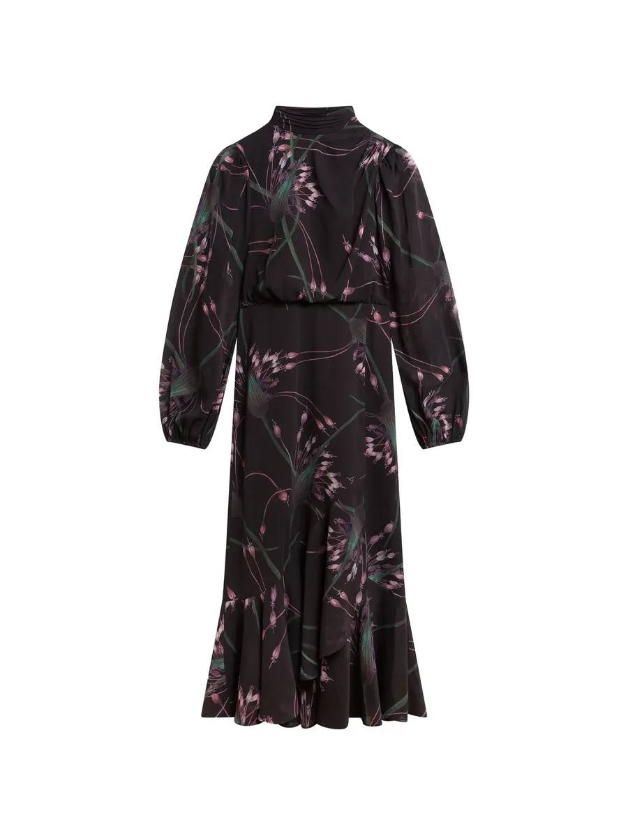 Tillas tie-neck midi dress 2