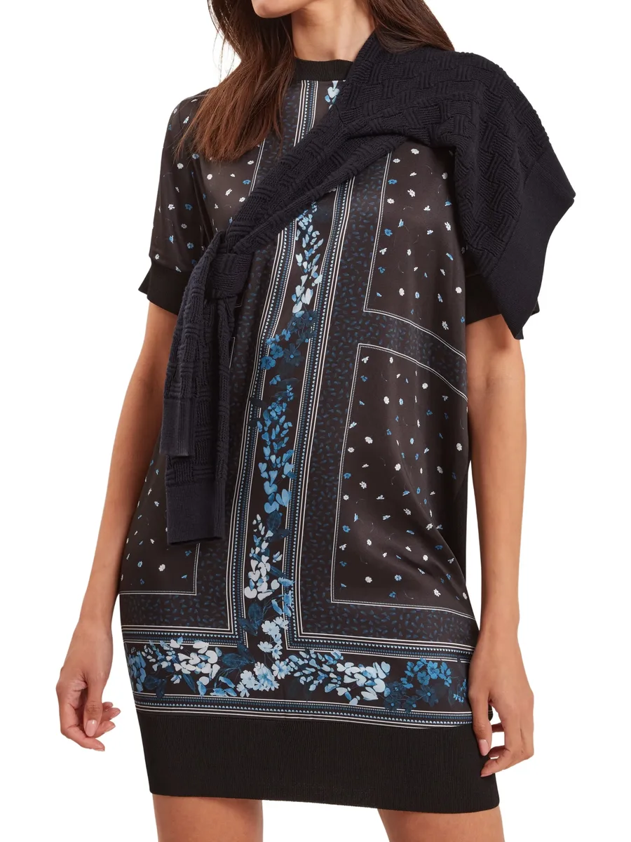 Azzala floral-print boxy dress 4