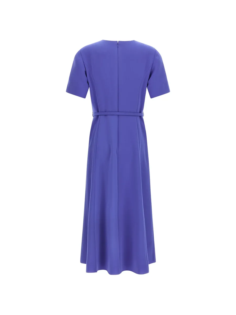 draped crewneck dress 4