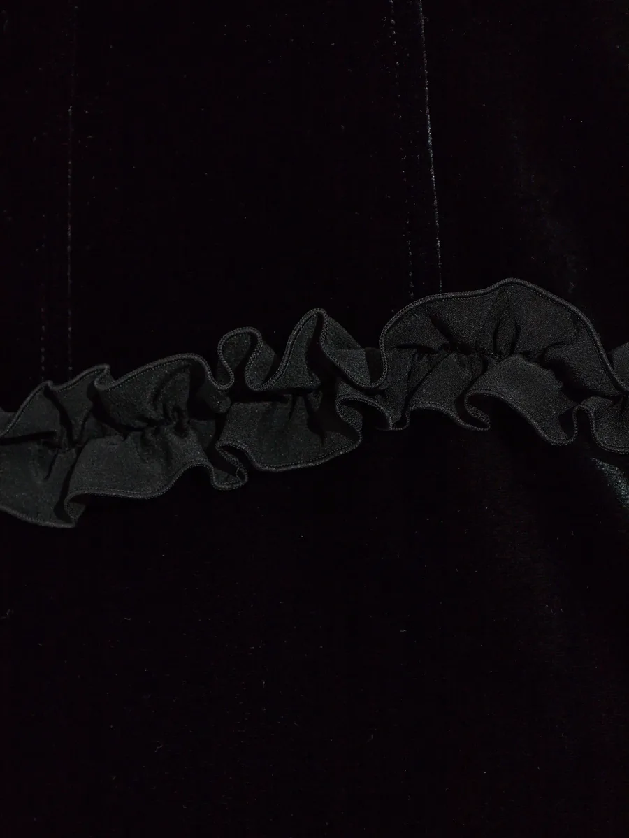 ruffled bow-detail maxi dress 10