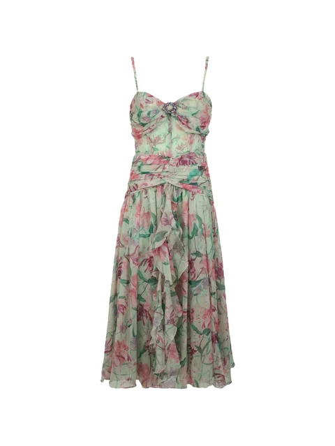 Honey Flower ruffled dress