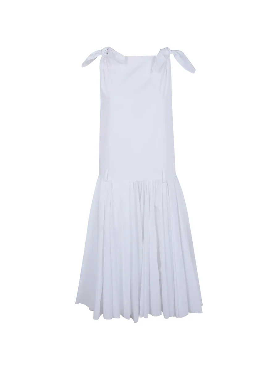 tie-shoulder midi dress 2