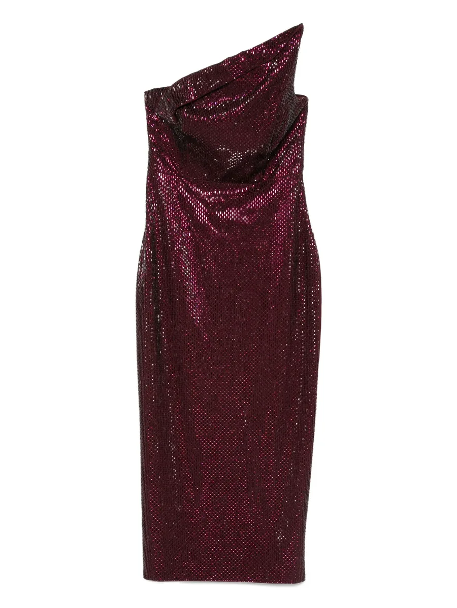 sequin one-shoulder dress 1