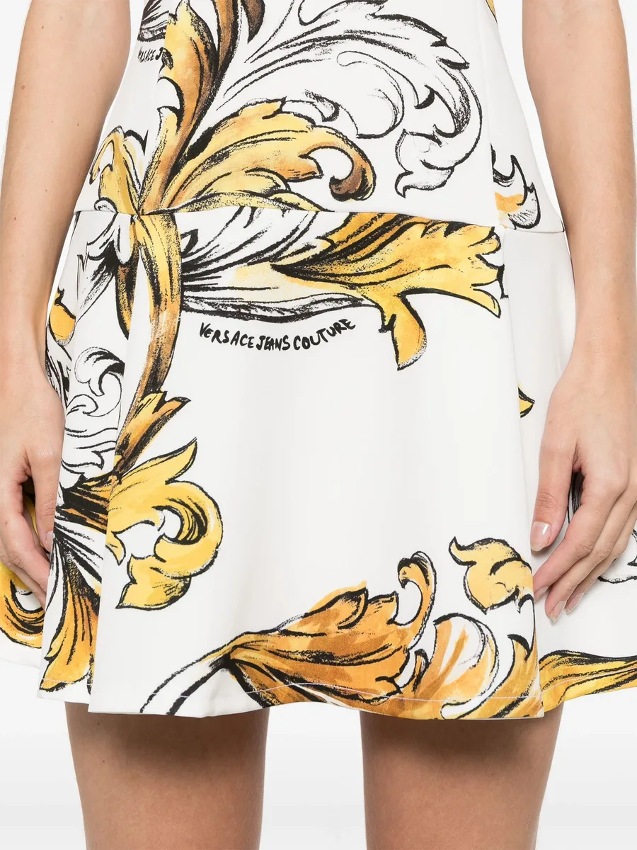 платье мини с принтом Barocco 9