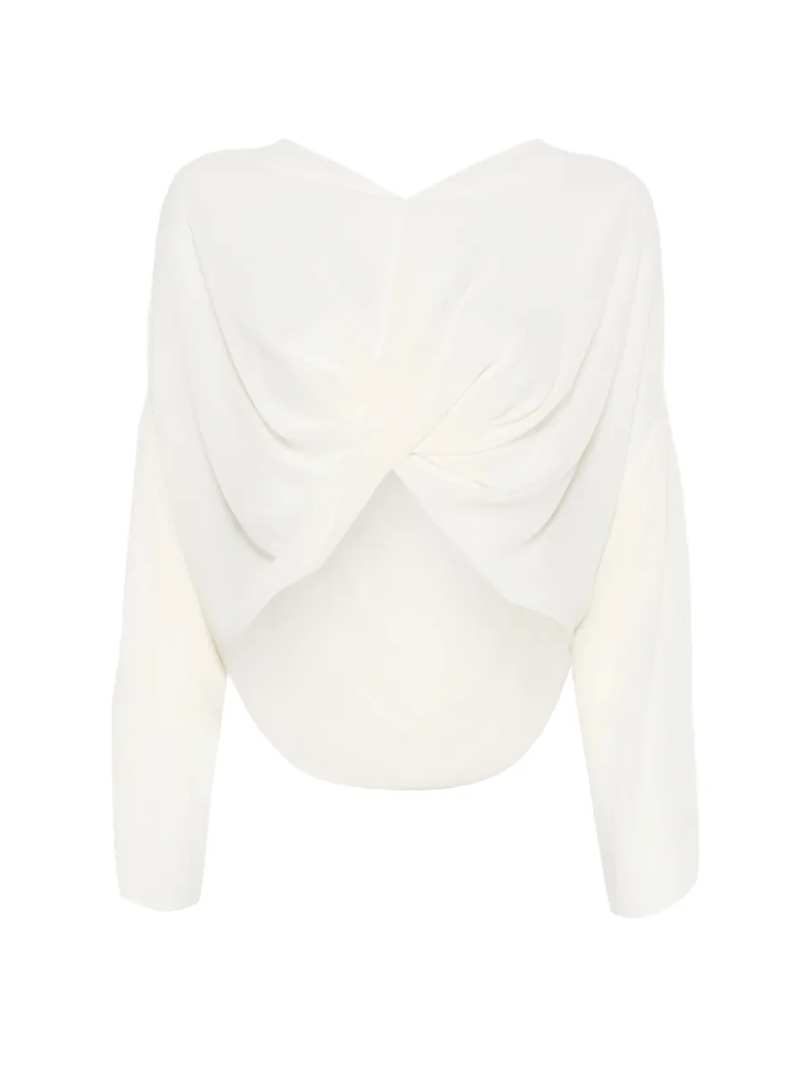 twist-detail long-sleeve top 2