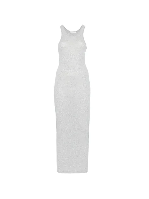 crew-neck tank maxi dress