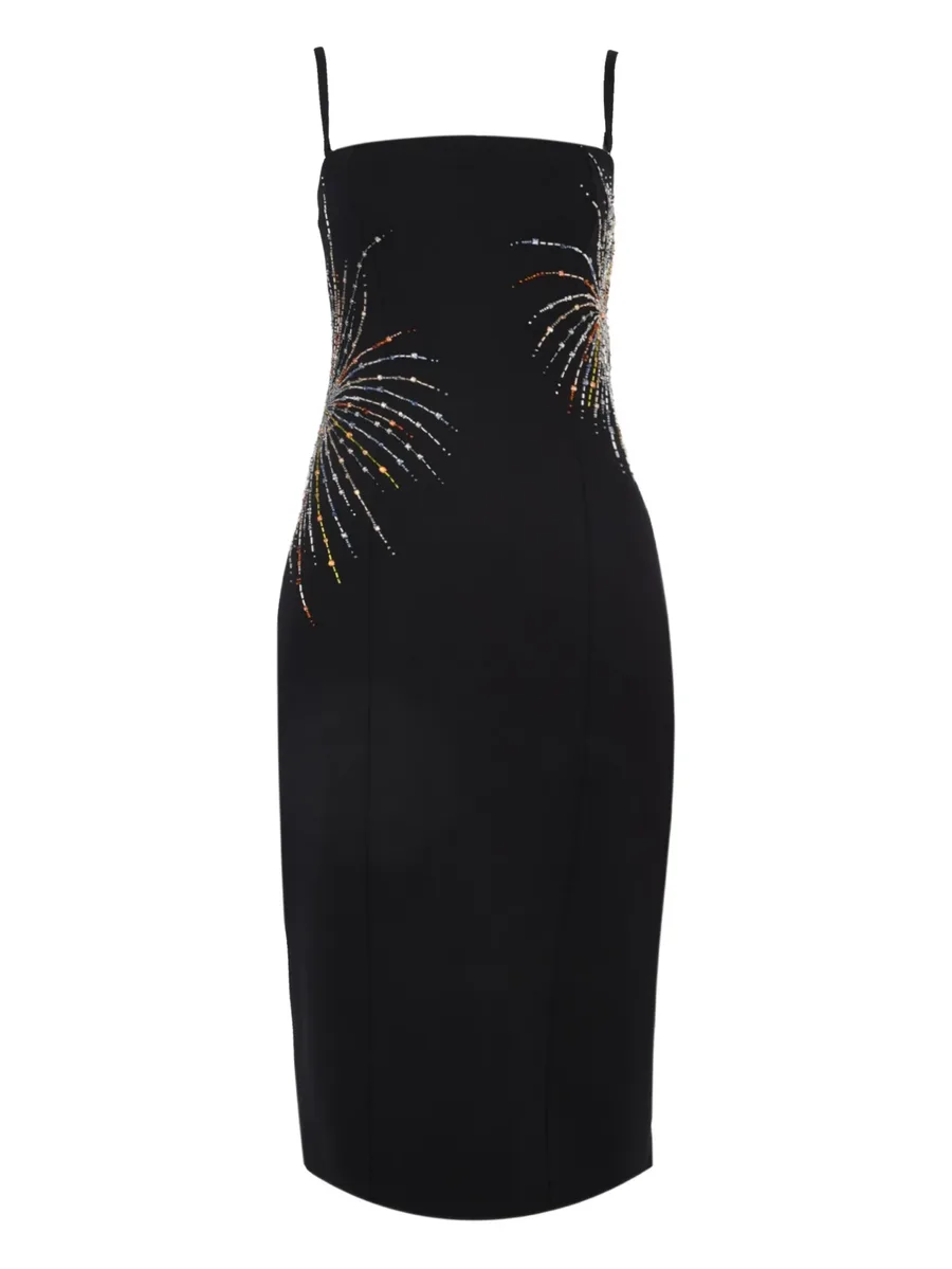 Britney embellished-detail midi dress 2
