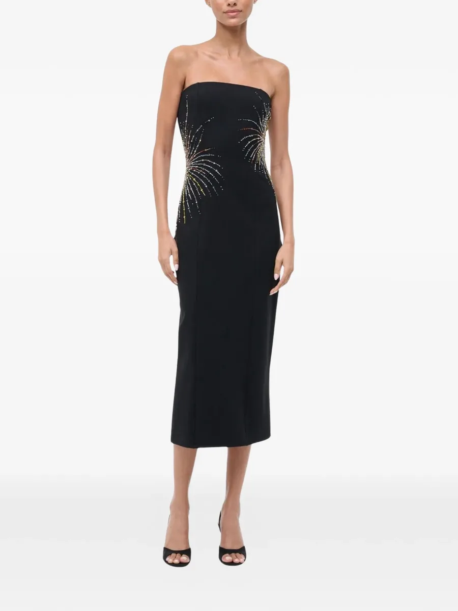 Britney embellished-detail midi dress 4