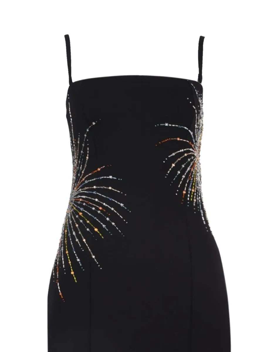 Britney embellished-detail midi dress 9