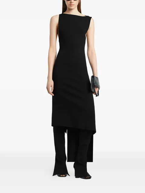 asymmetric sleeveless dress