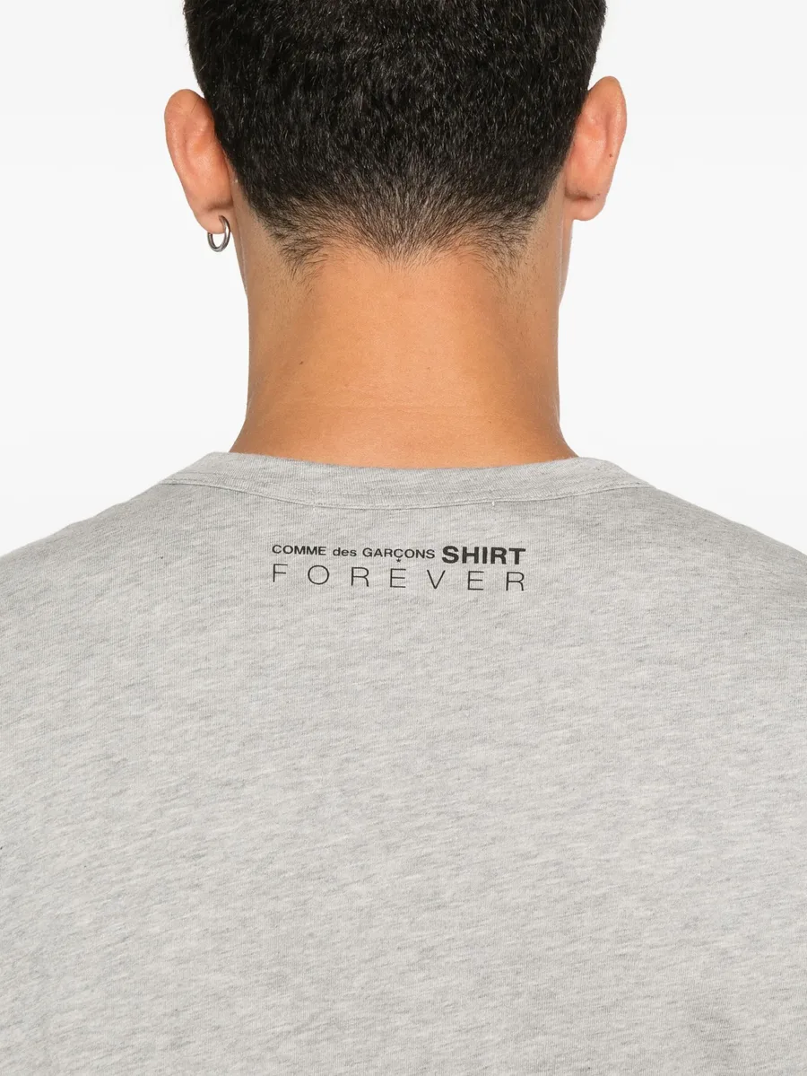 mélange-effect T-Shirt 9