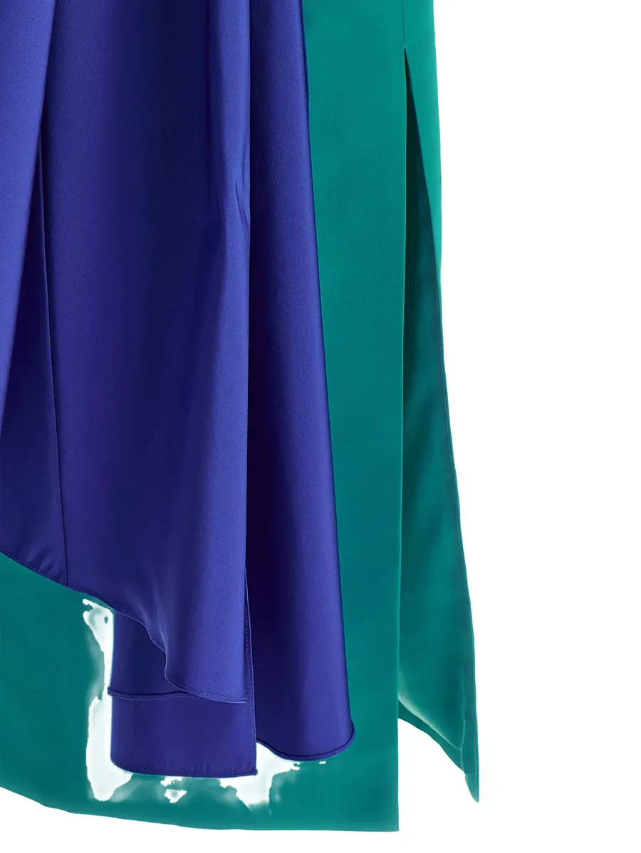 colour block one-shoulder dress 8