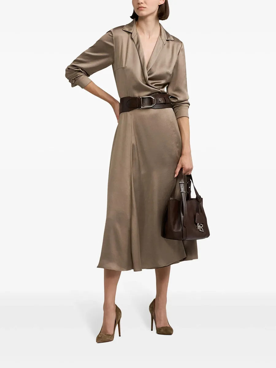 washed charmeuse shirt dress 3