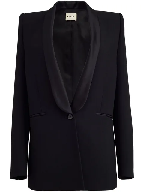 The Helio shawl-lapels blazer