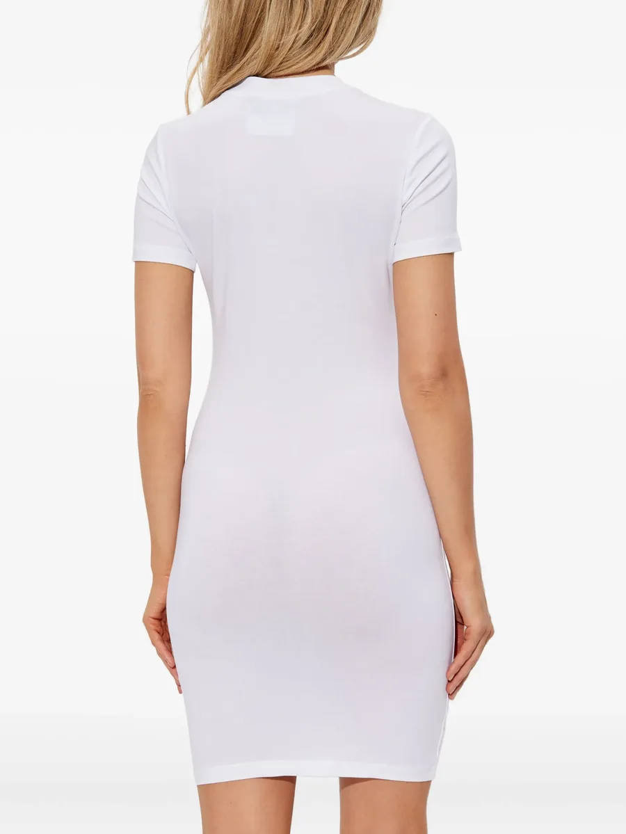 logo-print mini dress 8