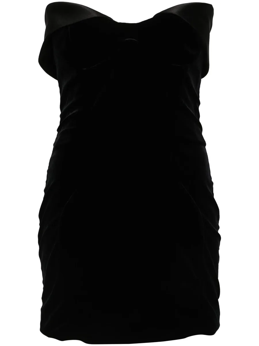 velvet mini dress 1