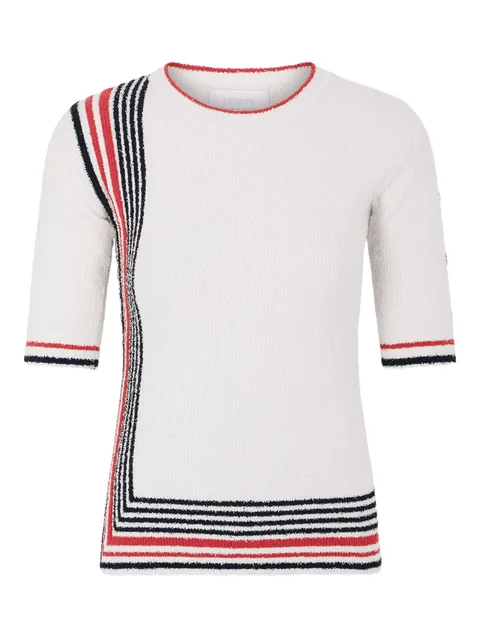 striped knitted top
