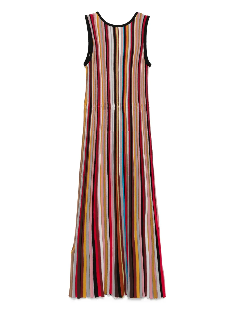 striped ribbed knit dress 4
