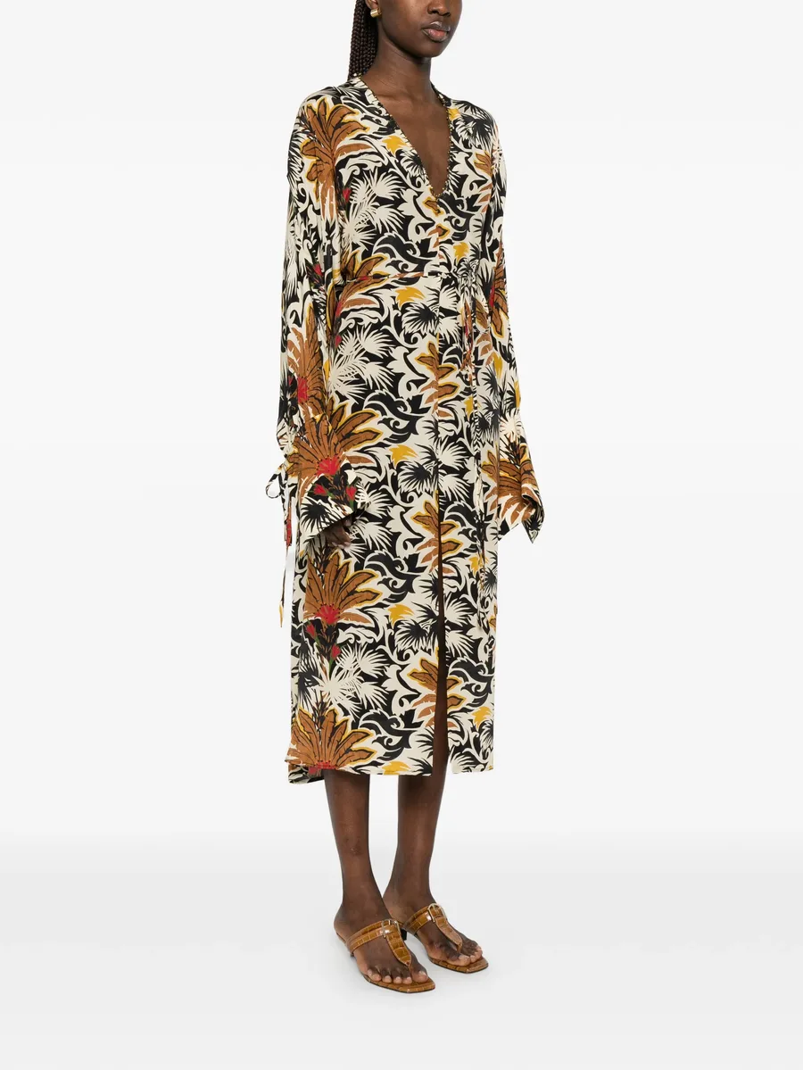 Cassandra floral-print beach maxi dress 5