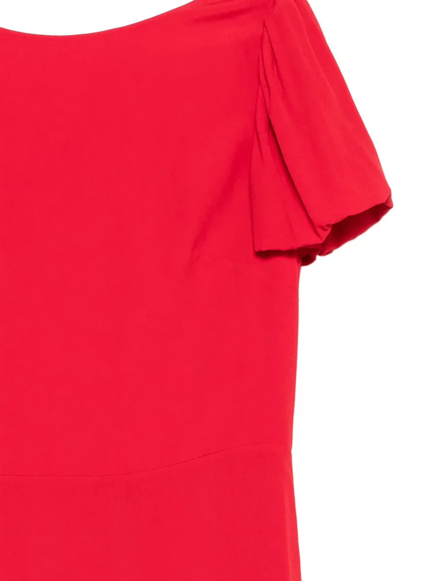 flutter-sleeve midi dress 6