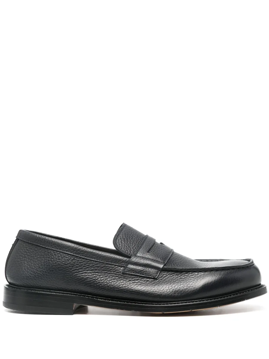 penny-slot leather loafers 2