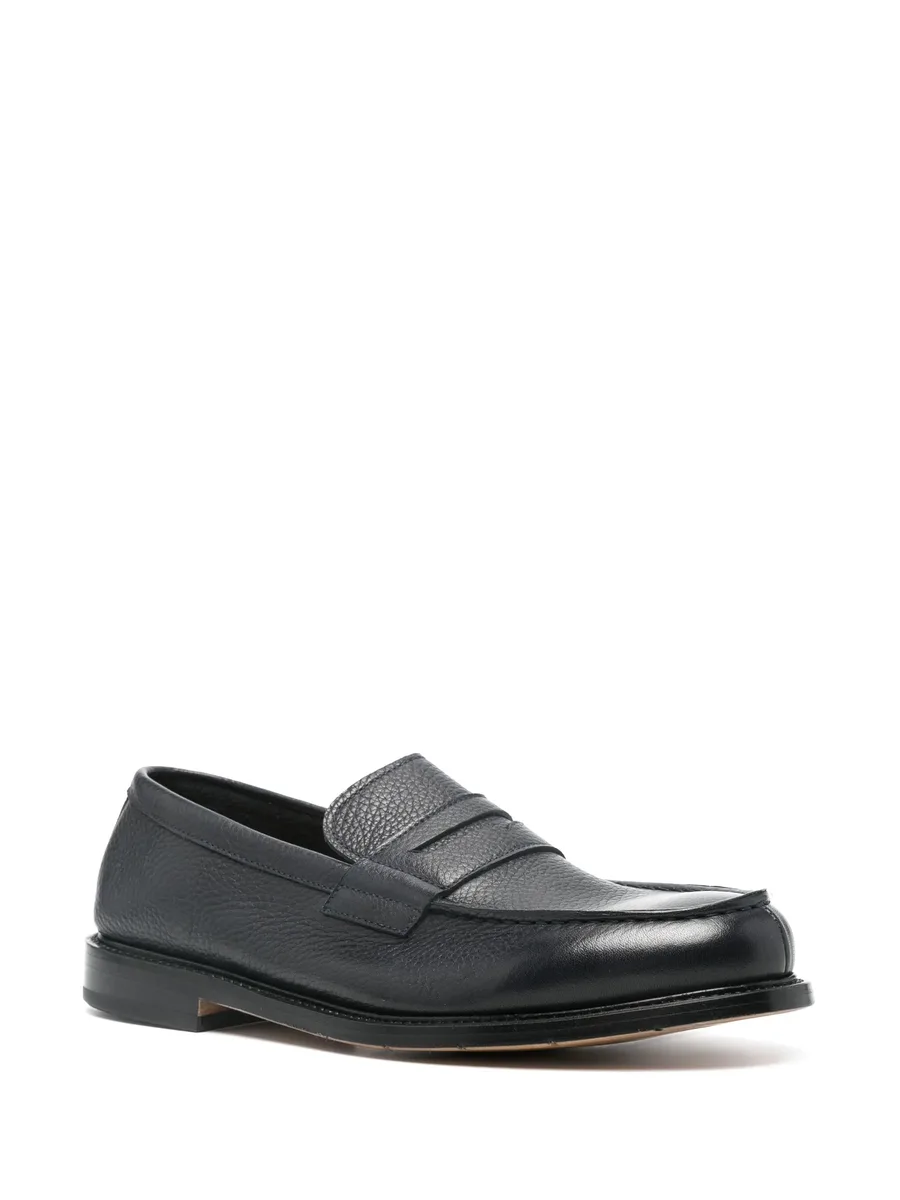 penny-slot leather loafers 4