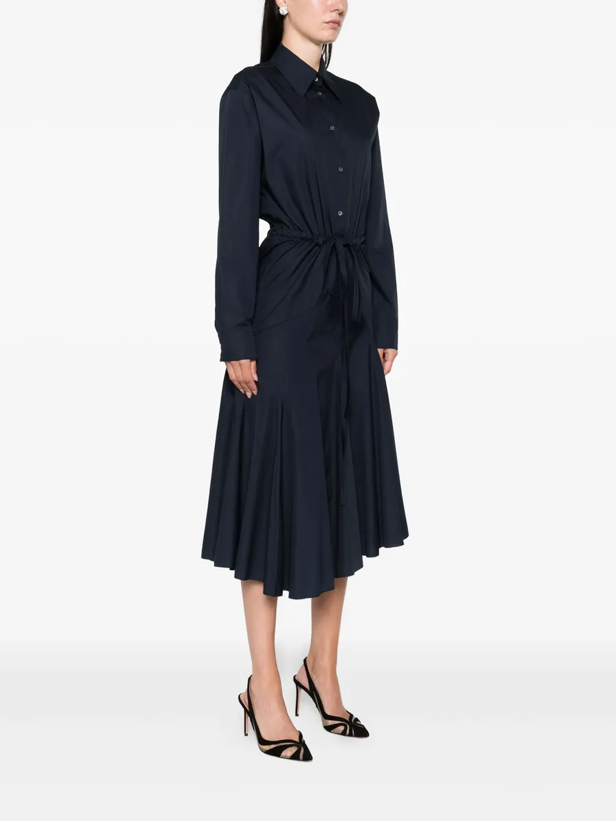 button-down flared midi dress 6
