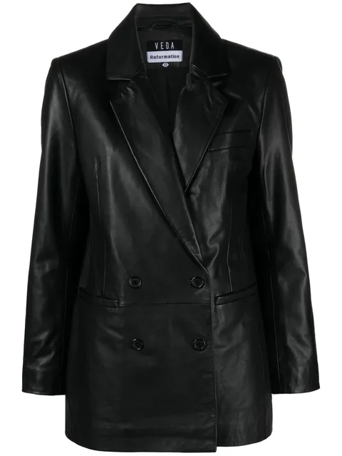 кожаный блейзер Veda Dalia