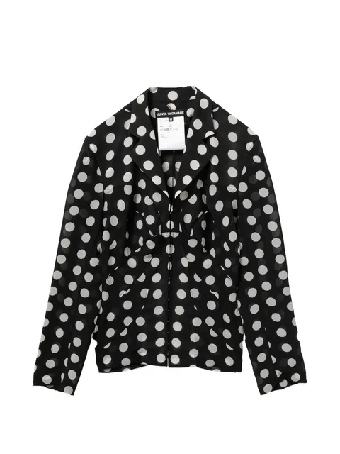 polka dot blouse
