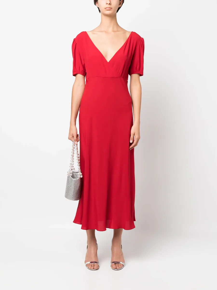 tie-fastening midi dress 3