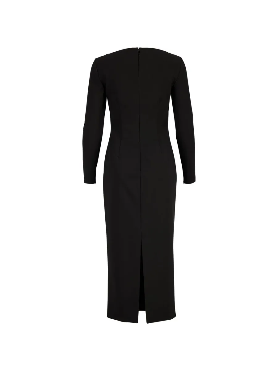 twist-detail long-sleeve dress 4