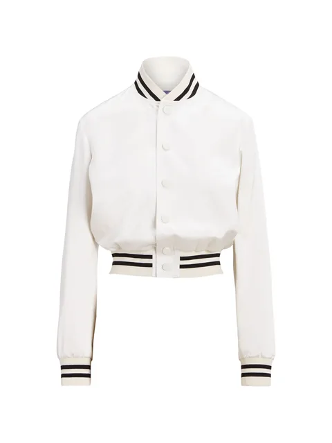 striped bomber jacket
