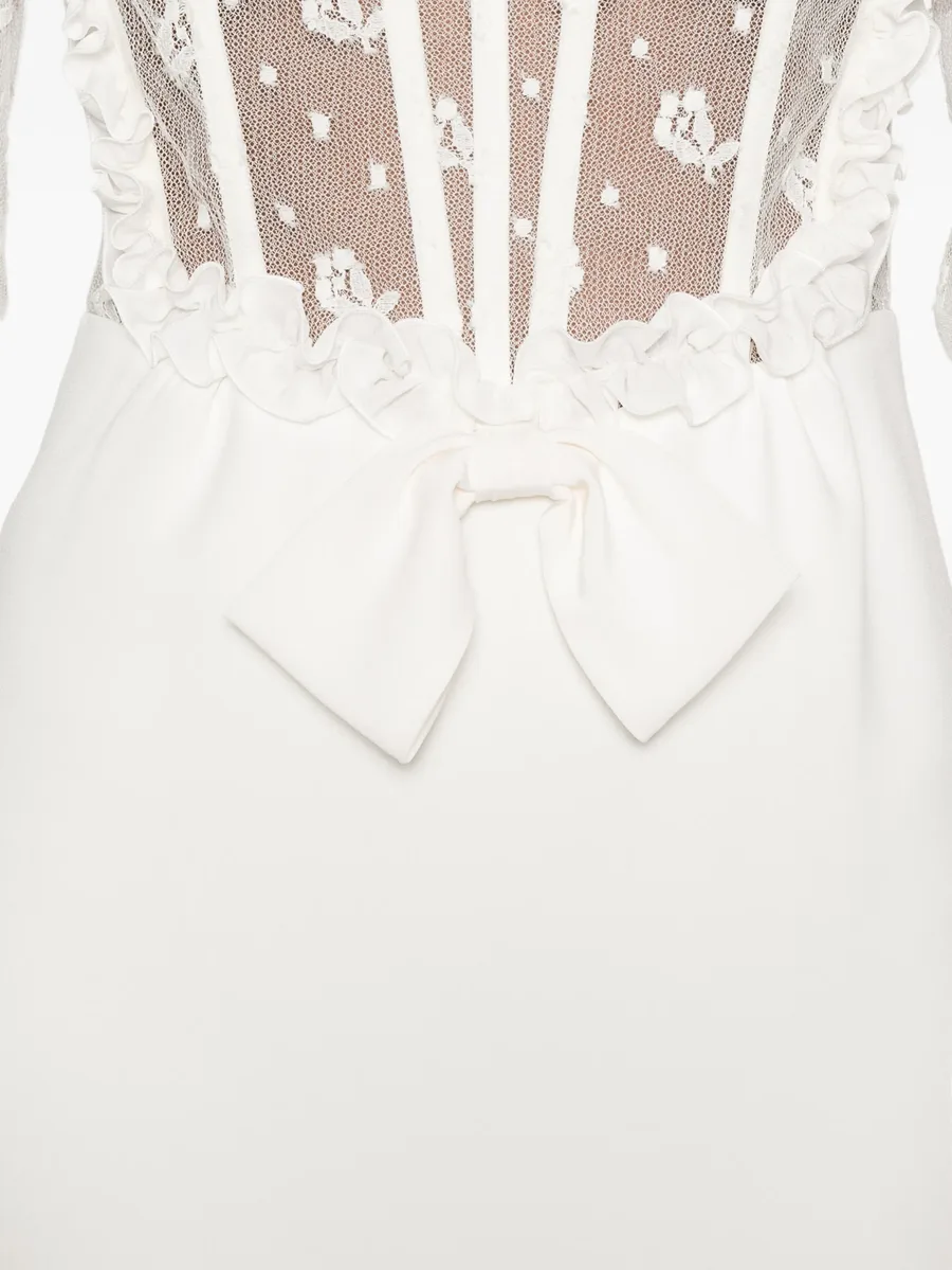 lace bow maxi dress 9