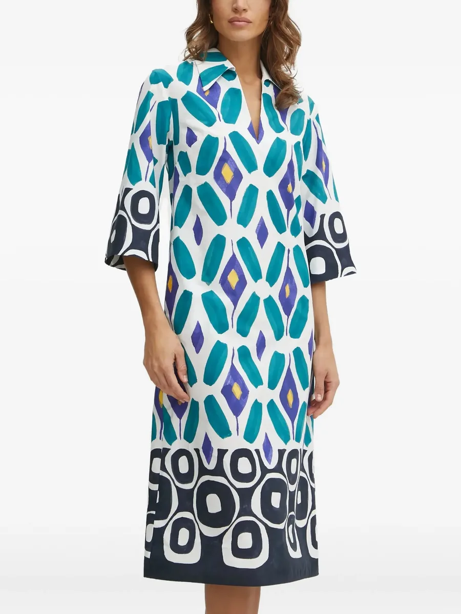 платье-рубашка с принтом 2