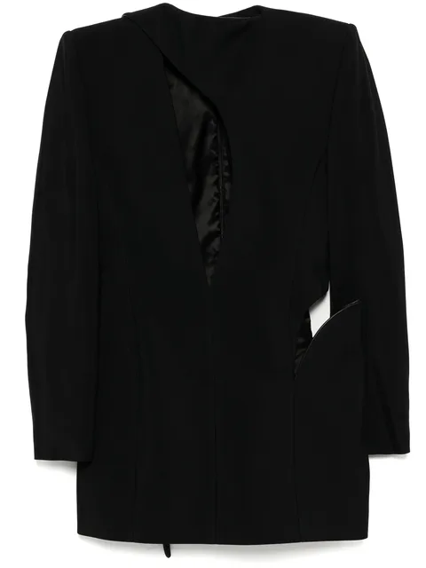 cut-out tailored dress