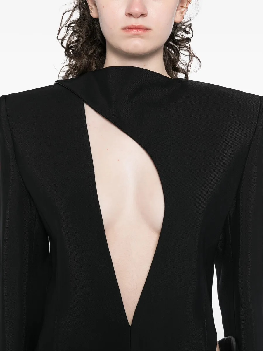 cut-out tailored dress 9