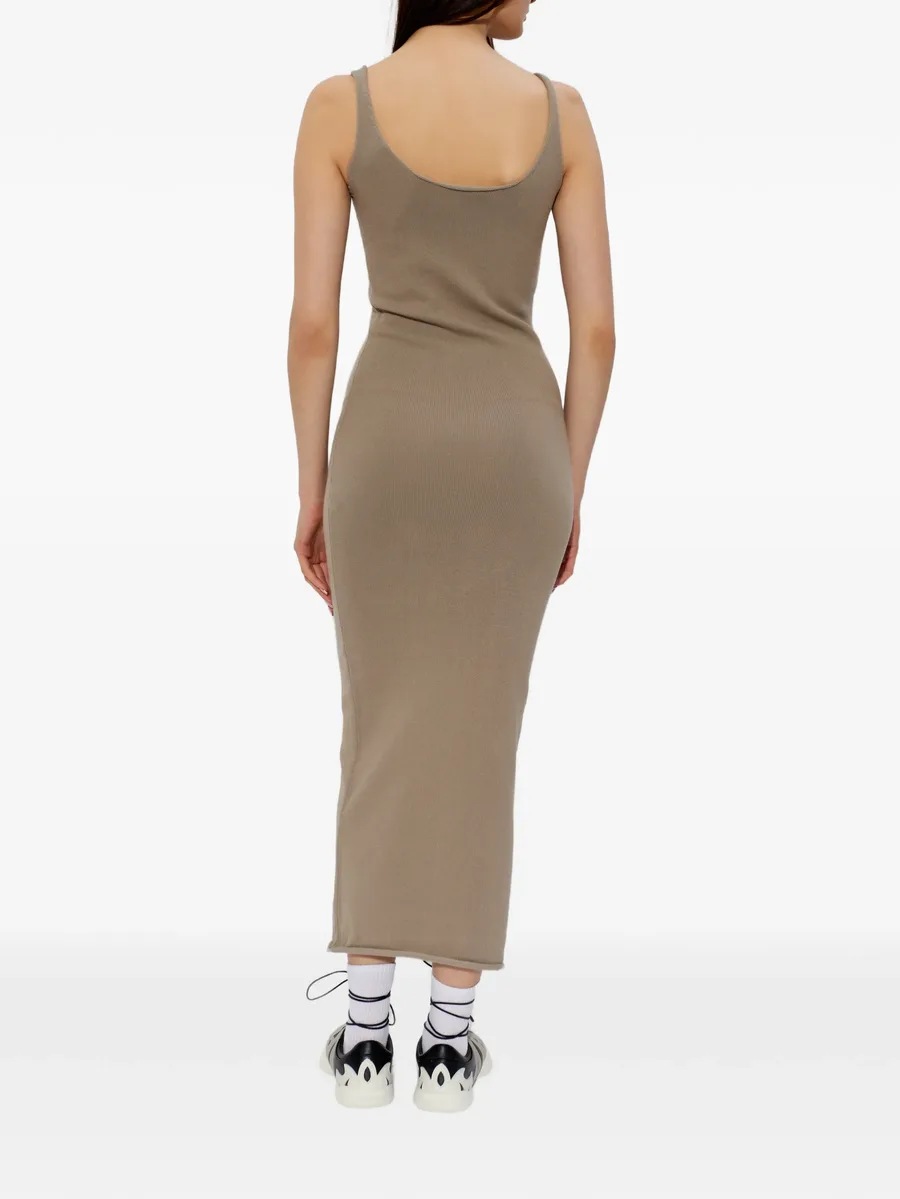 midi ribbed dress 8