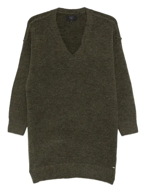 v-neck dress
