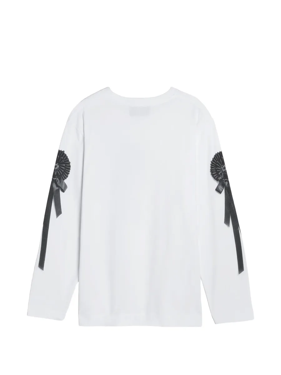 rosette-print long-sleeve T-shirt 4