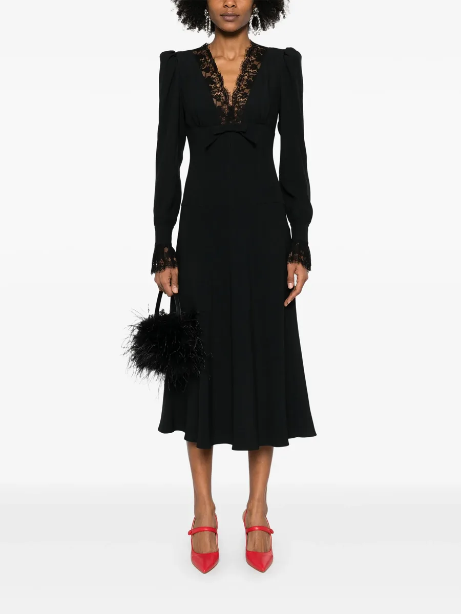 V-neck midi dress 3