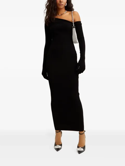 ribbed-knit maxi dress