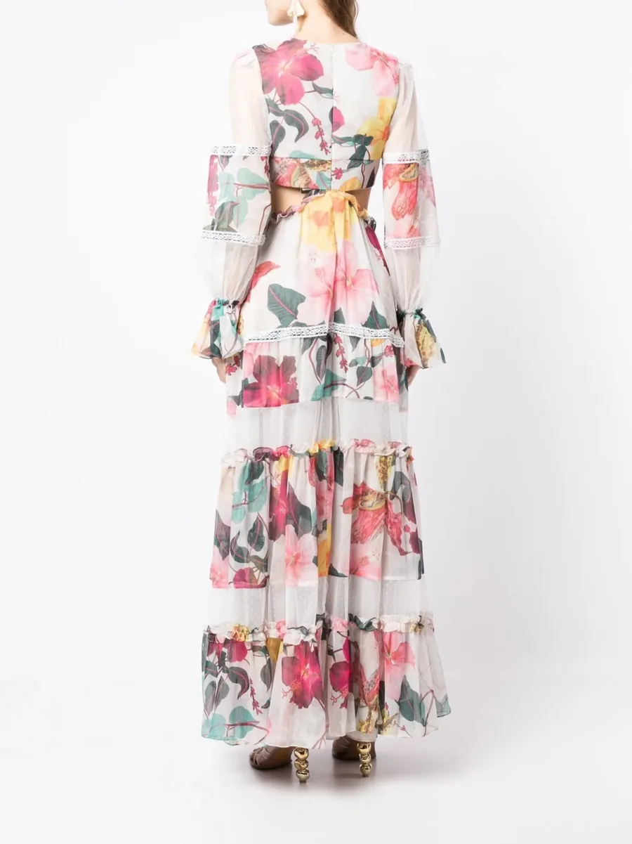 платье макси Hibiscus 8