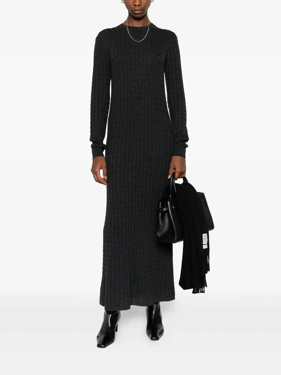 cable-knit maxi dress 4