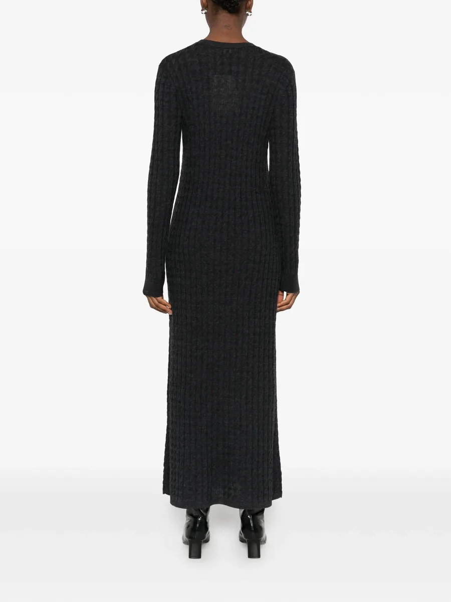 cable-knit maxi dress 8
