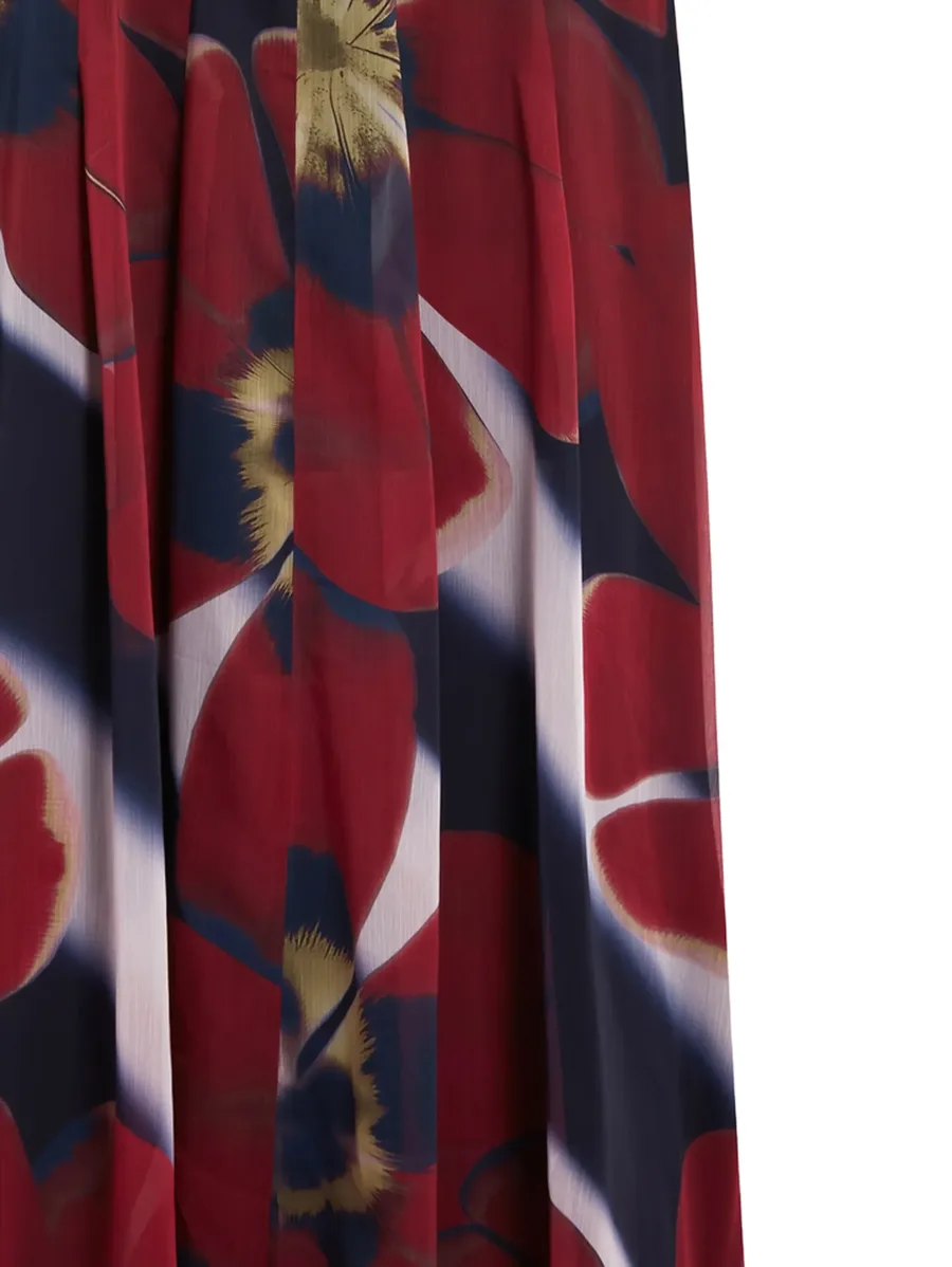 Laynia floral-print bubble-hem maxi dress 4